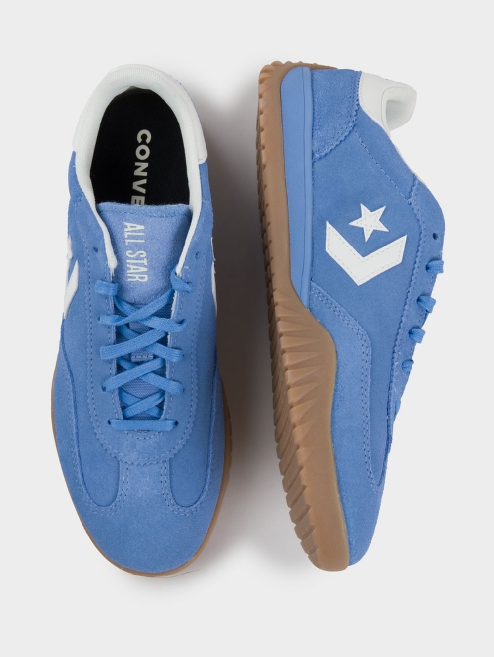 NWOT- Converse Run Star Sky Blue Sueded Trainer Women's Shoes size 7